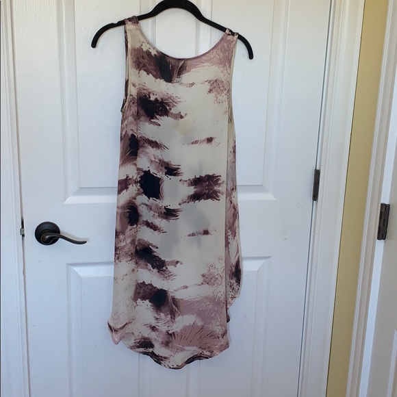 100% silk owl motif tank blouse - Picture 2 of 3